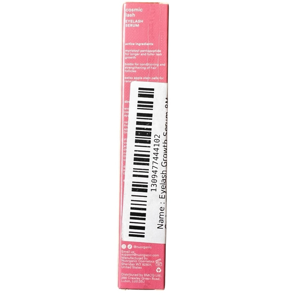 Nuorganic Cosmic Lash Eyelash Growth Serum 8ml Vegan Sealed $55 Retail NEW - Picture 4 of 8